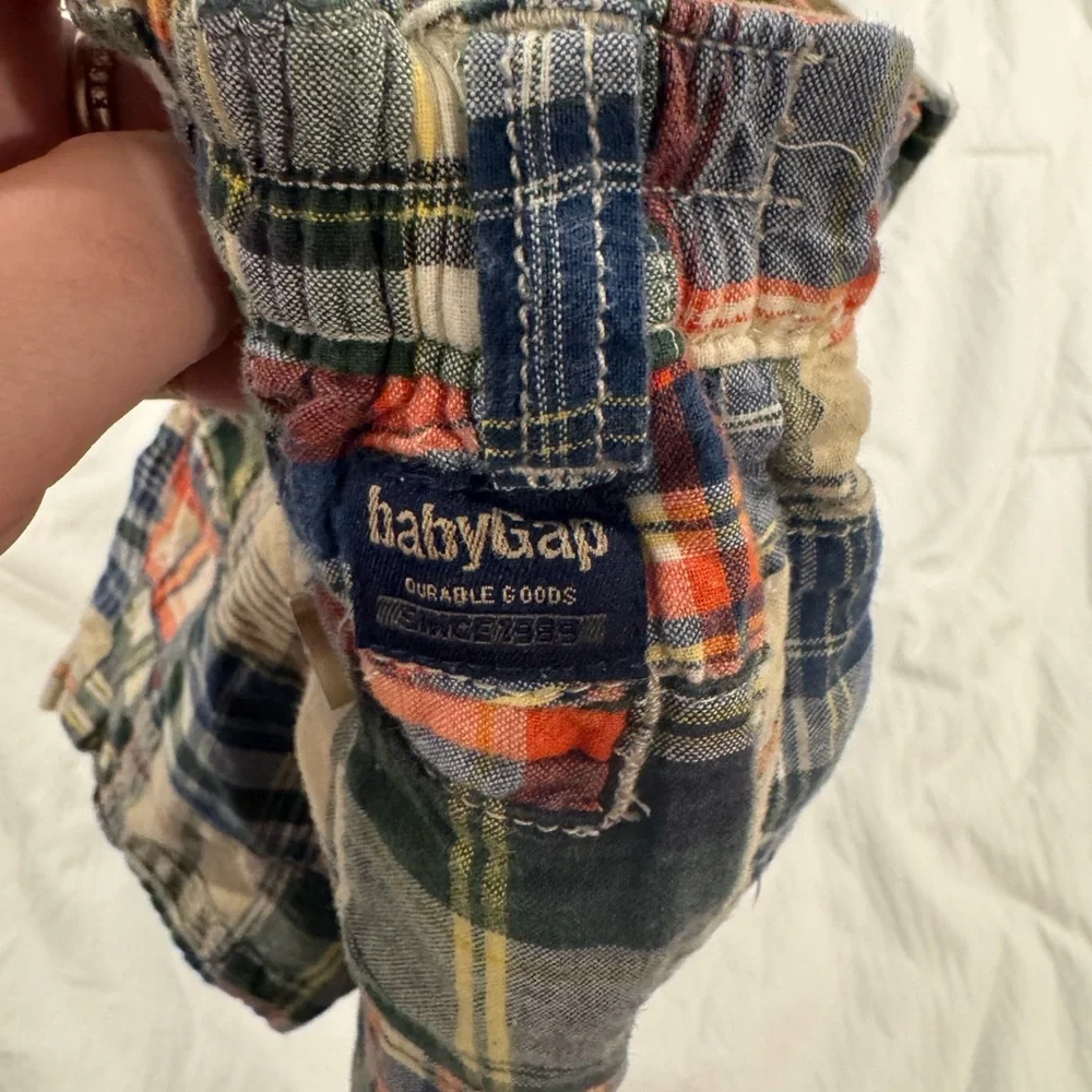 Y2KPlaid Patchwork Kids‎ Shorts
